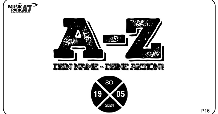 A-Z DEIN NAME - DEINE AKTION!